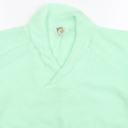 FROG Womens Green  Knit Pullover Jumper Size L