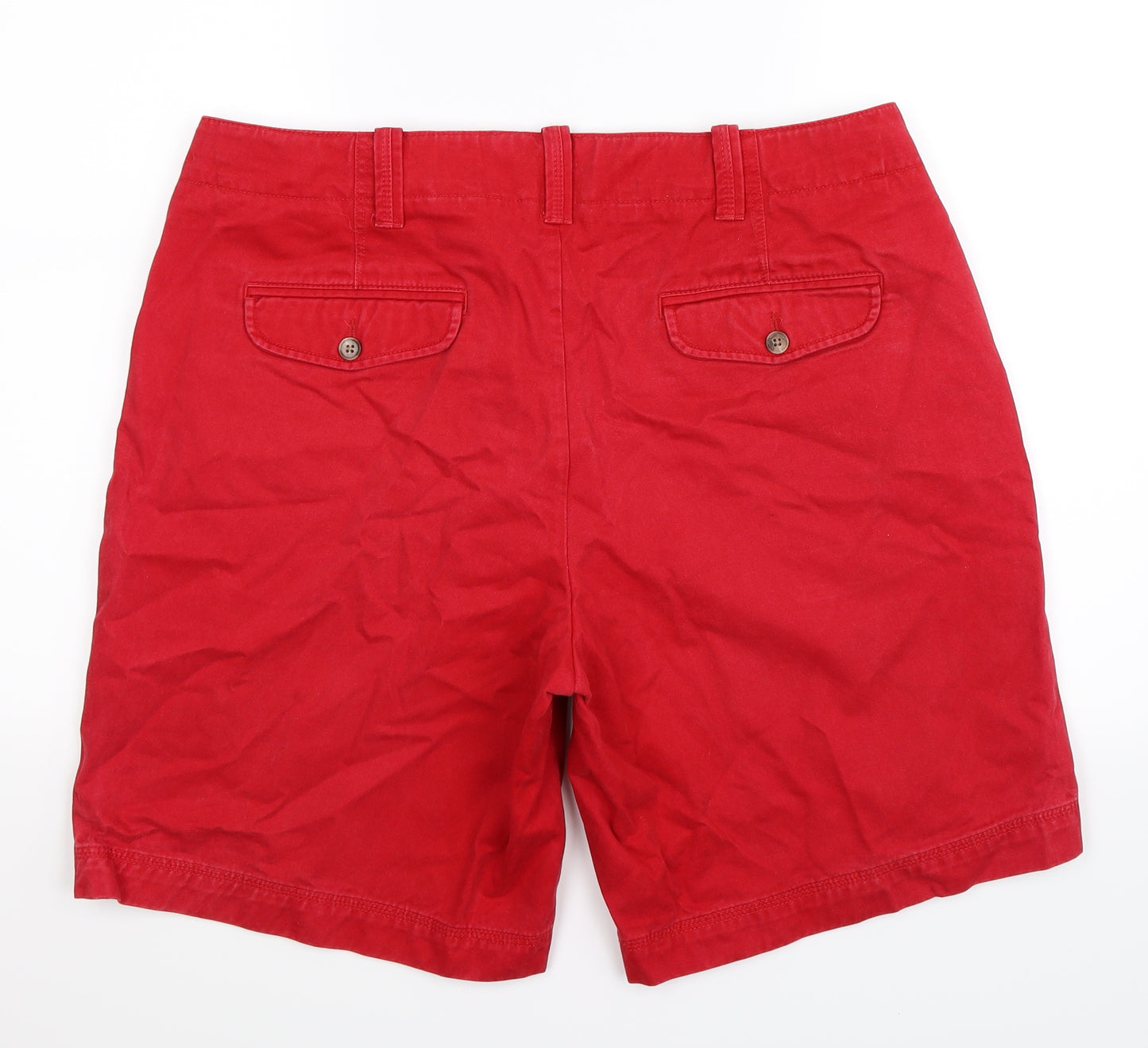 Reiss Mens Red   Chino Shorts Size L