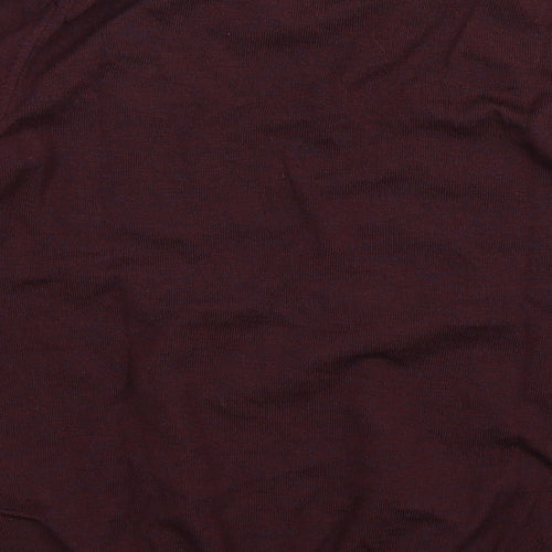 Woolovers Womens Brown  Knit Pullover Jumper Size L