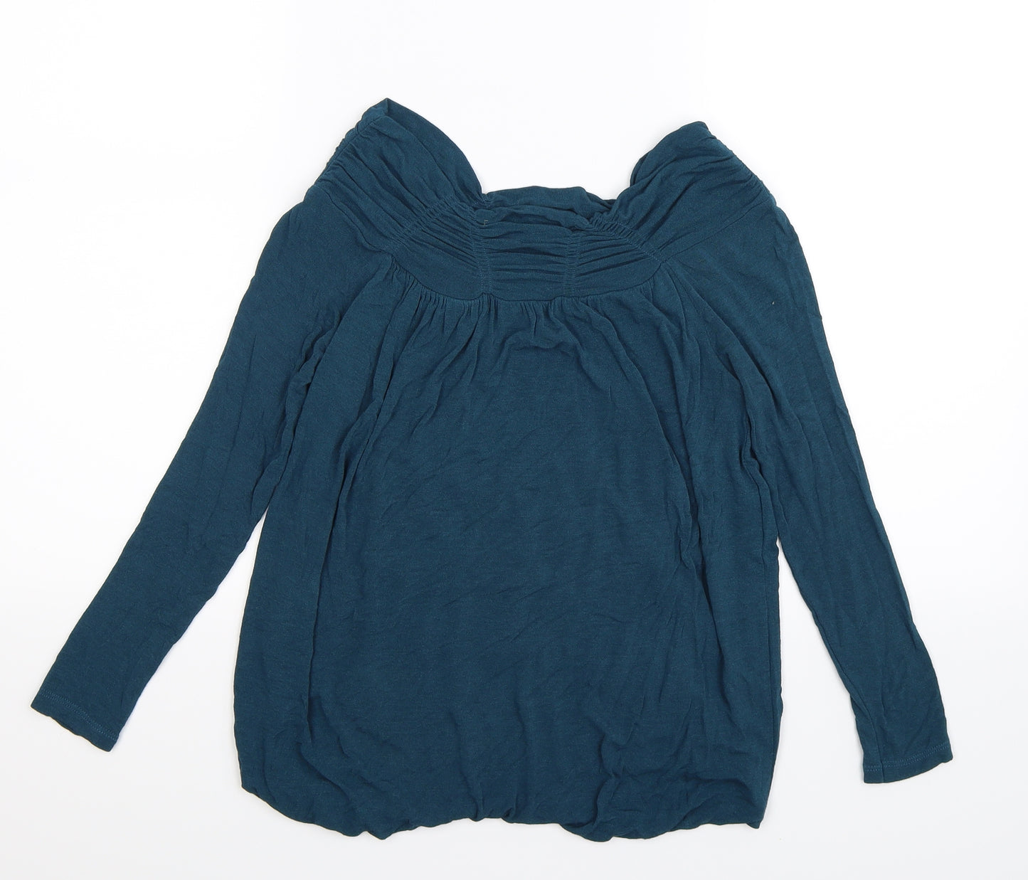 Phase Eight Womens Blue  Knit Basic Blouse Size XS