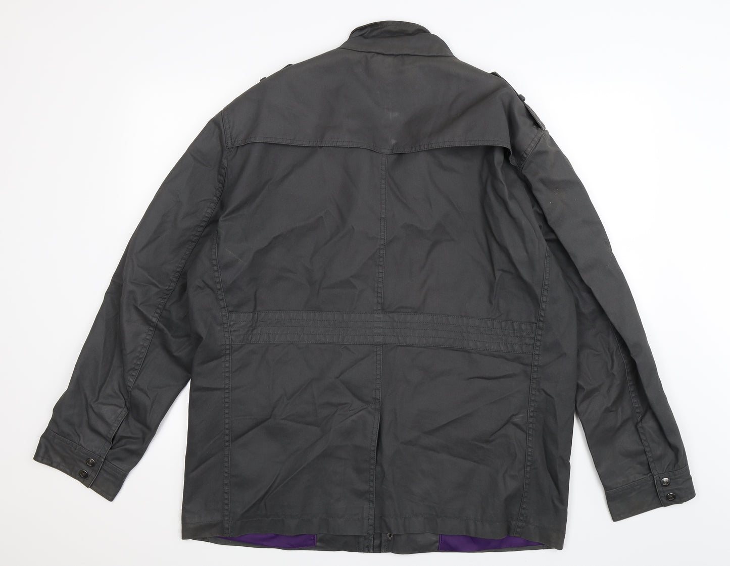Jeff Banks Mens Grey   Jacket Coat Size XL