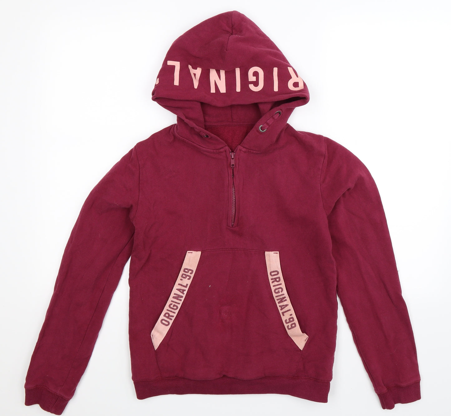 Nutmeg Girls Pink   Pullover Hoodie Size 13-14 Years