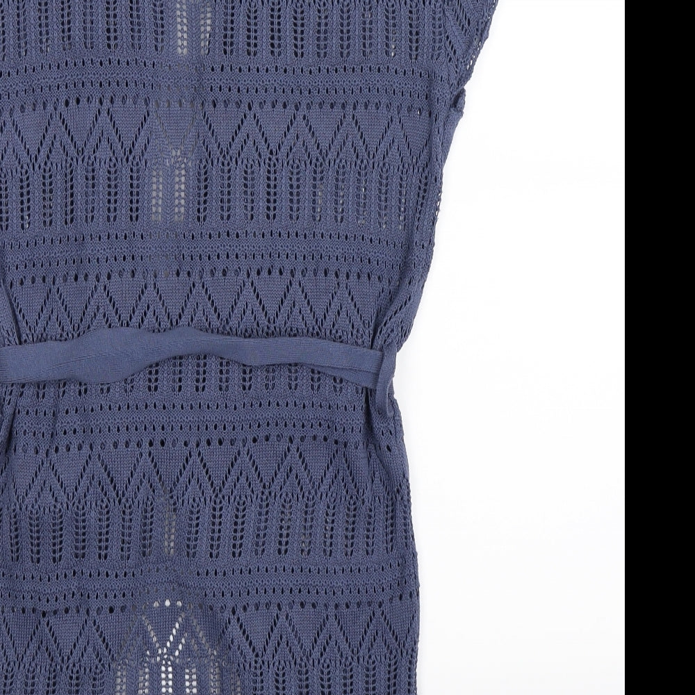 George Womens Blue  Knit Cardigan Jumper Size 12