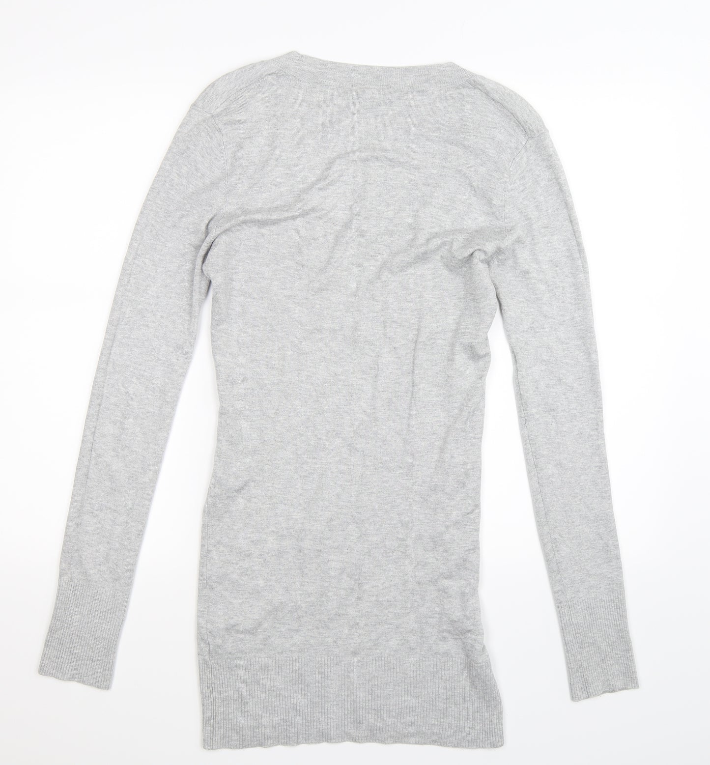 New Look Womens Grey  Knit Pullover Jumper Size 12