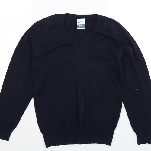 Performa Boys Blue  Knit Pullover Jumper Size 11-12 Years