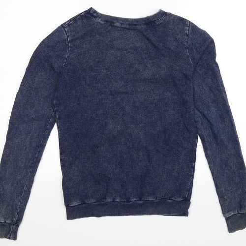 Preworn Womens Blue   Pullover Sweatshirt Size 12