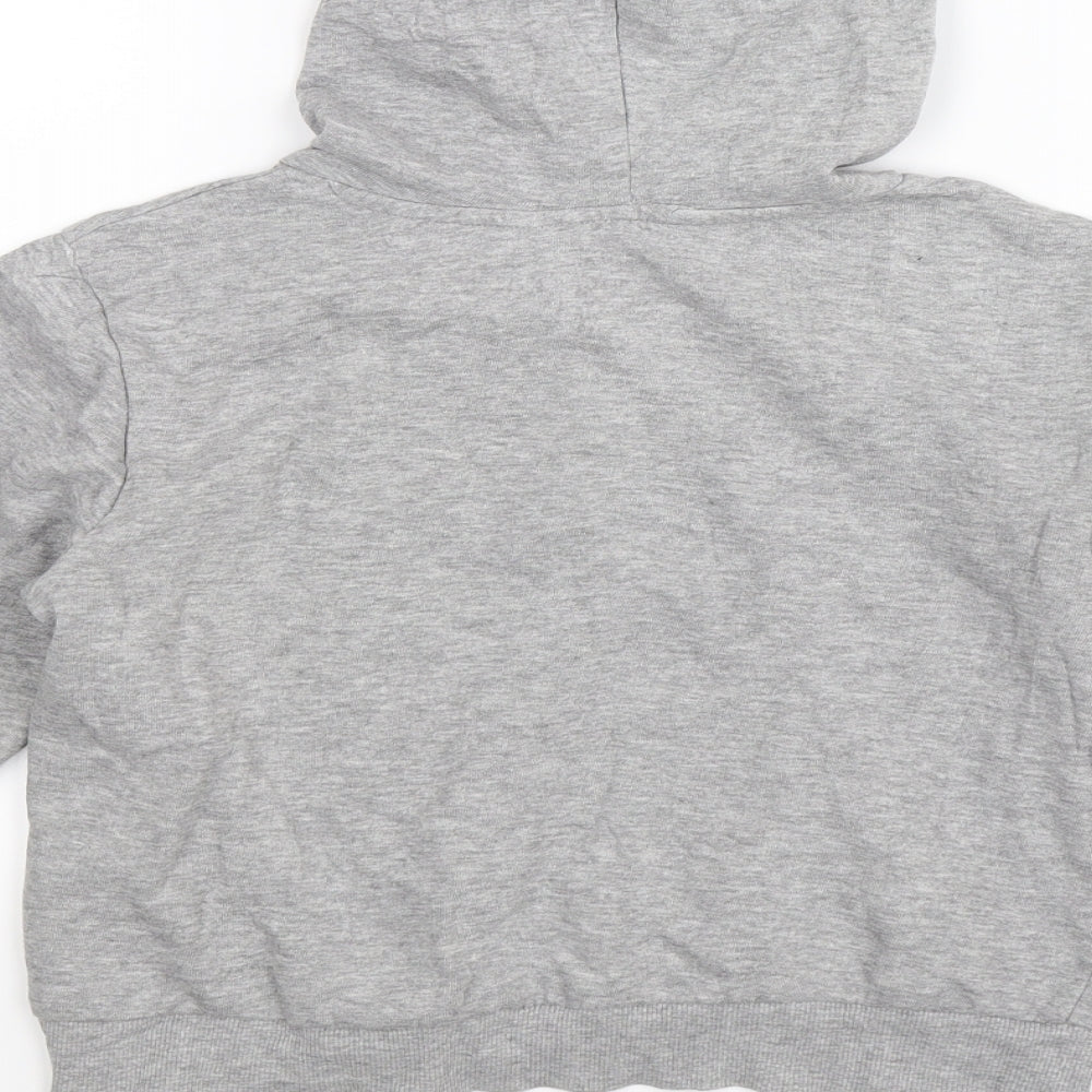 H&M Girls Grey   Pullover Hoodie Size 13-14 Years