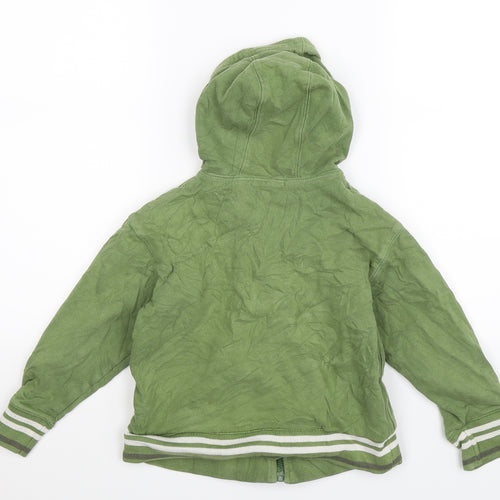 Vertbaudet Boys Green   Full Zip Hoodie Size 8 Years