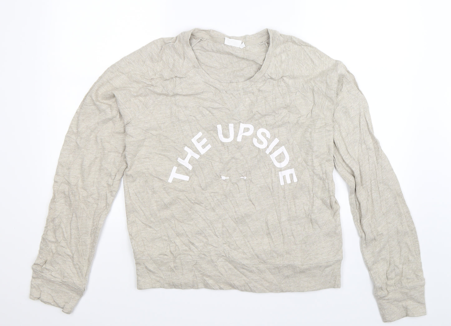 THE UPSIDE Womens Grey   Pullover Sweatshirt Size XL