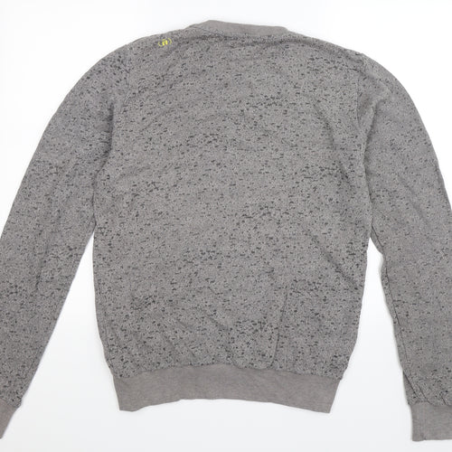 Spanglish Mens Grey   Pullover Sweatshirt Size S