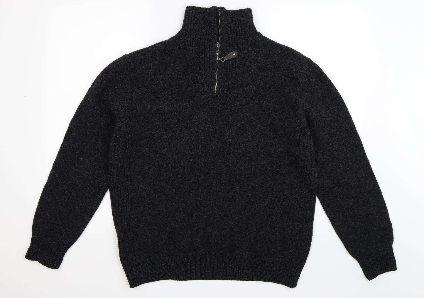 Barbour Mens Beige  Knit Pullover Jumper Size L