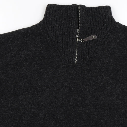 Barbour Mens Beige  Knit Pullover Jumper Size L