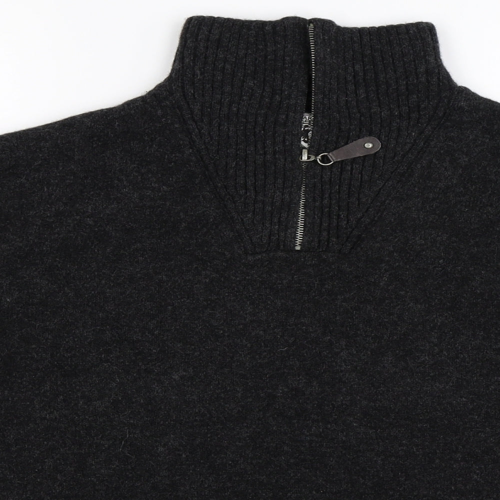 Barbour Mens Beige  Knit Pullover Jumper Size L