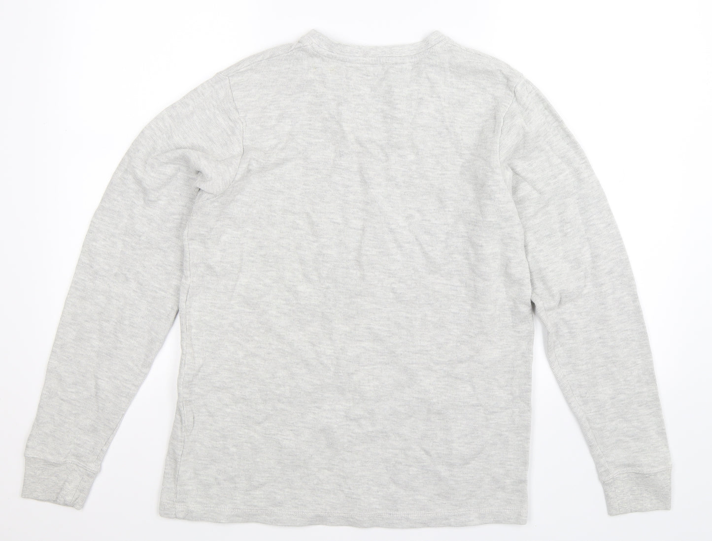 George Mens Grey  Knit Pullover Jumper Size S