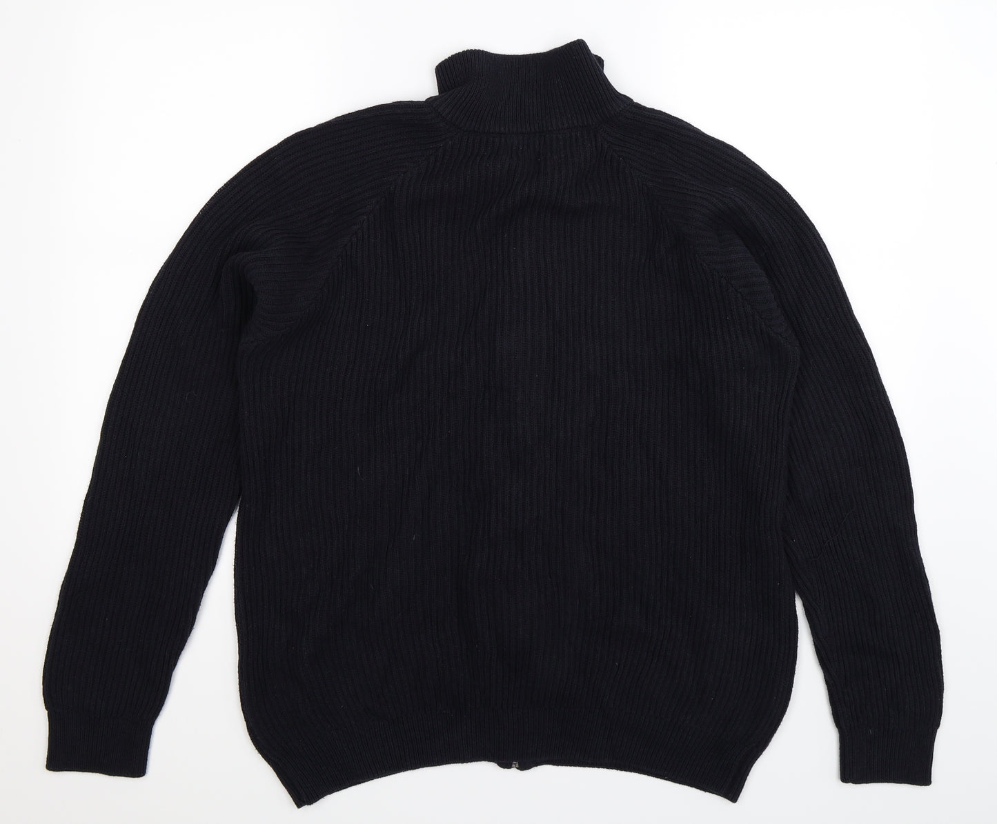 ACW85 Mens Blue  Knit Cardigan Jumper Size M