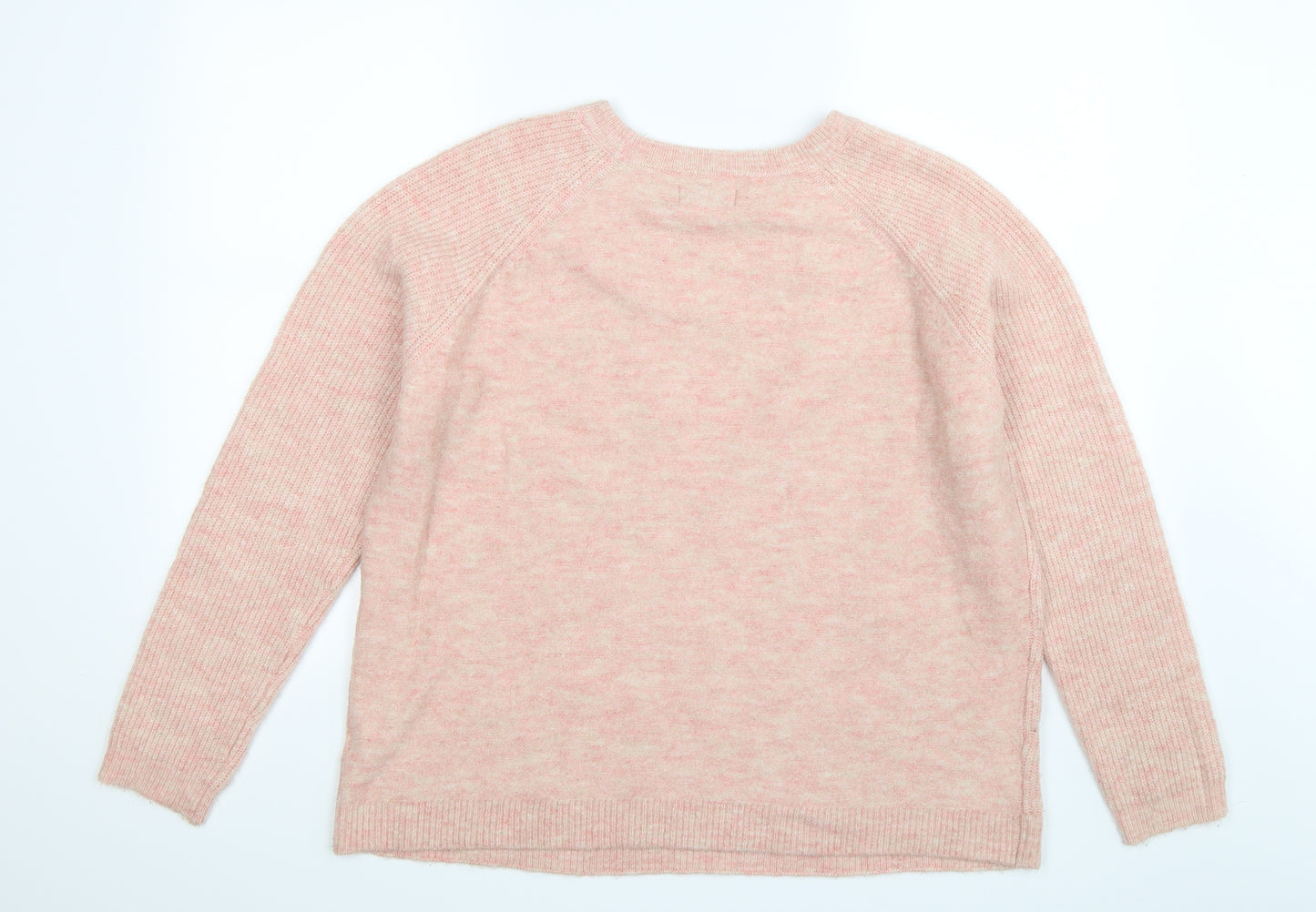 Papaya Womens Beige  Knit Pullover Jumper Size L