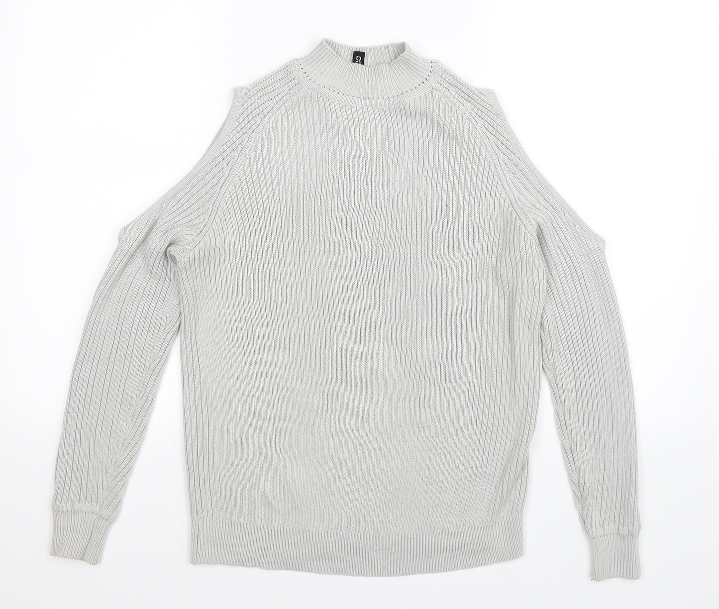 Divided Womens Grey  Knit Pullover Jumper Size XS