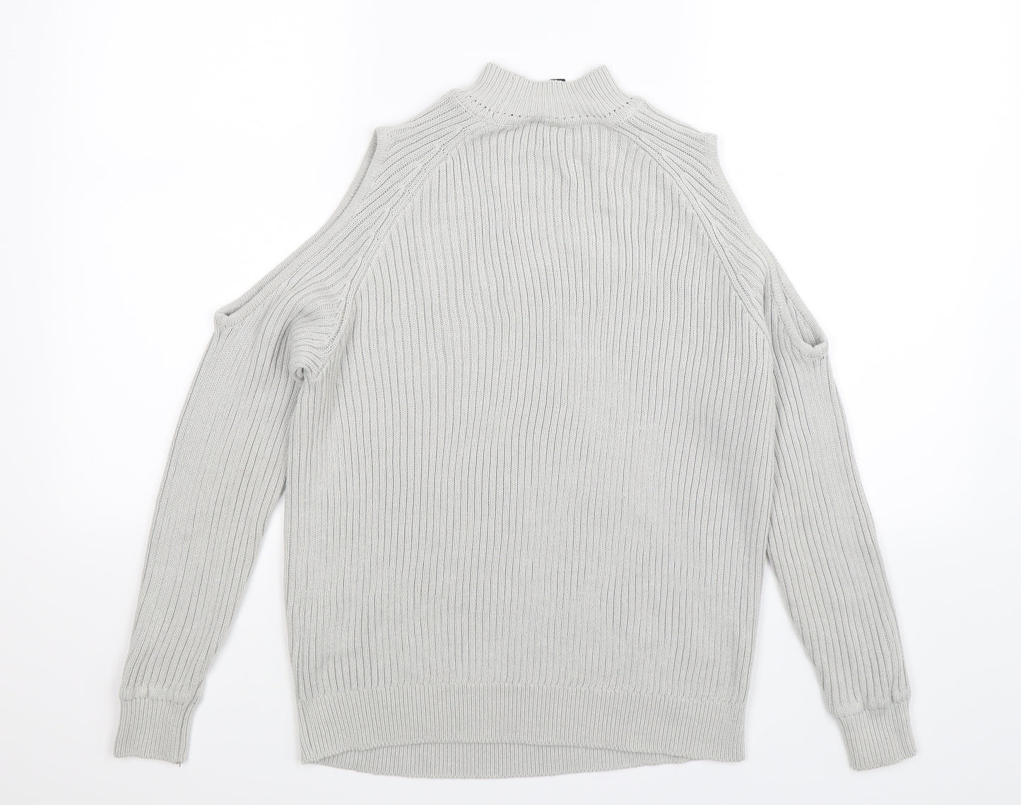 Divided Womens Grey  Knit Pullover Jumper Size XS