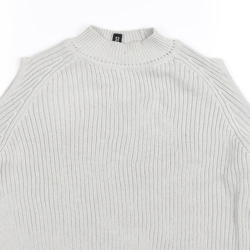 Divided Womens Grey  Knit Pullover Jumper Size XS