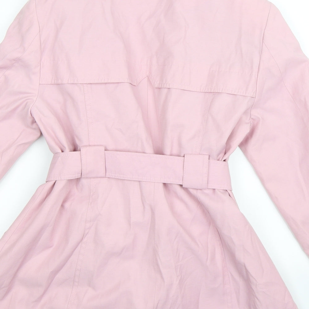 Debenhams Womens Pink   Pea Coat Coat Size 14