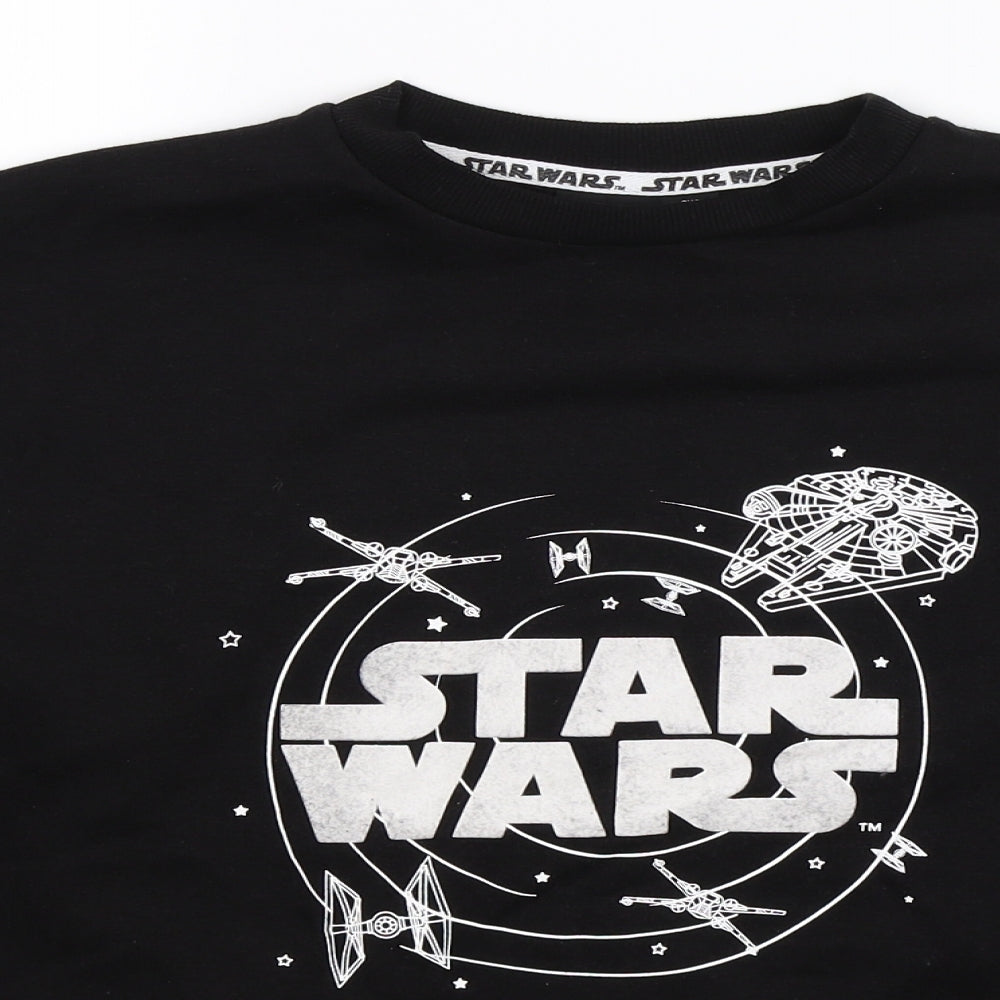 Primark Womens Black   Pullover Sweatshirt Size 6  - Star Wars