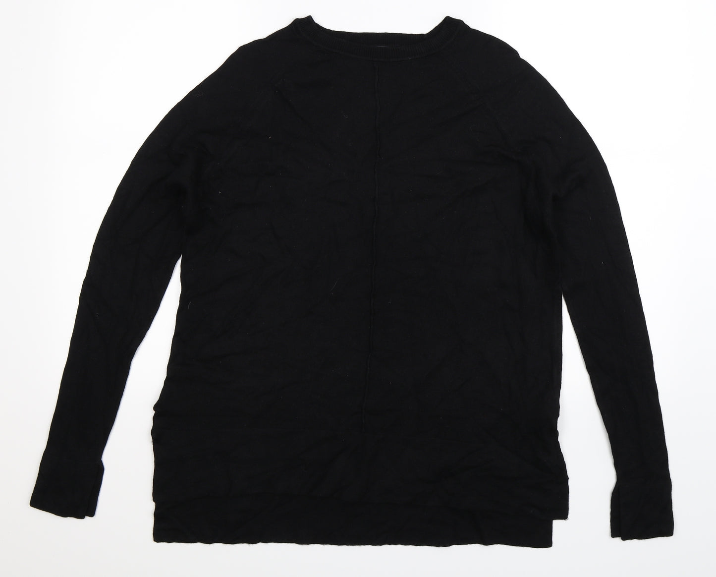Marks and Spencer Womens Black  Knit Pullover Jumper Size 14
