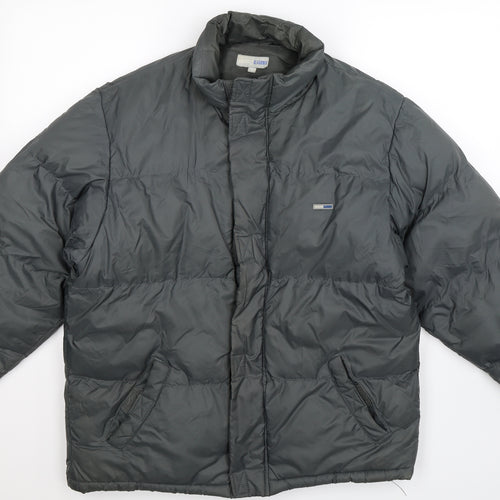 Eisenegger Mens Grey   Puffer Jacket Jacket Size L