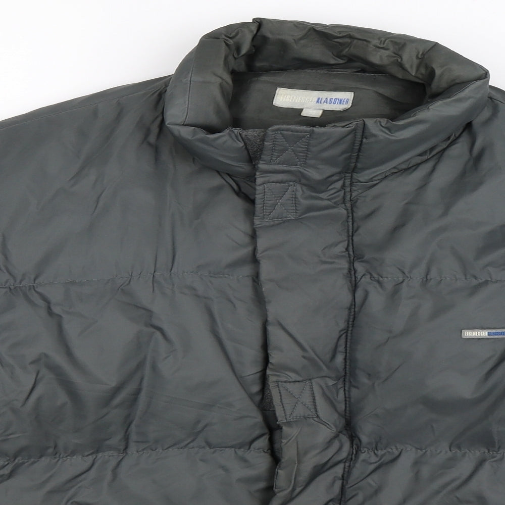 Eisenegger Mens Grey   Puffer Jacket Jacket Size L