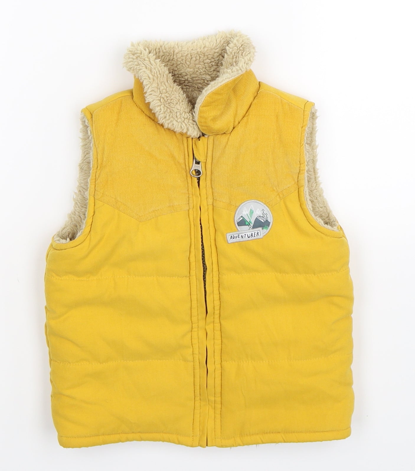 George Baby Yellow   Gilet Jacket Size 12-18 Months