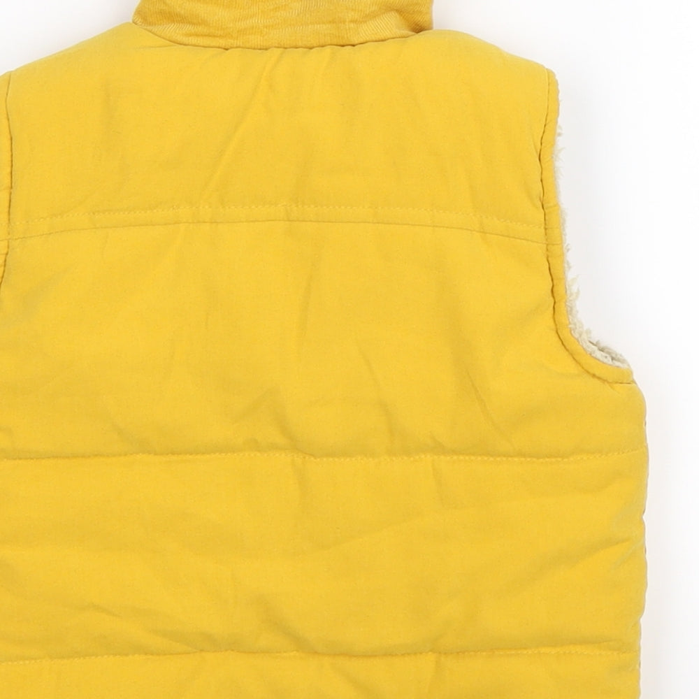 George Baby Yellow   Gilet Jacket Size 12-18 Months