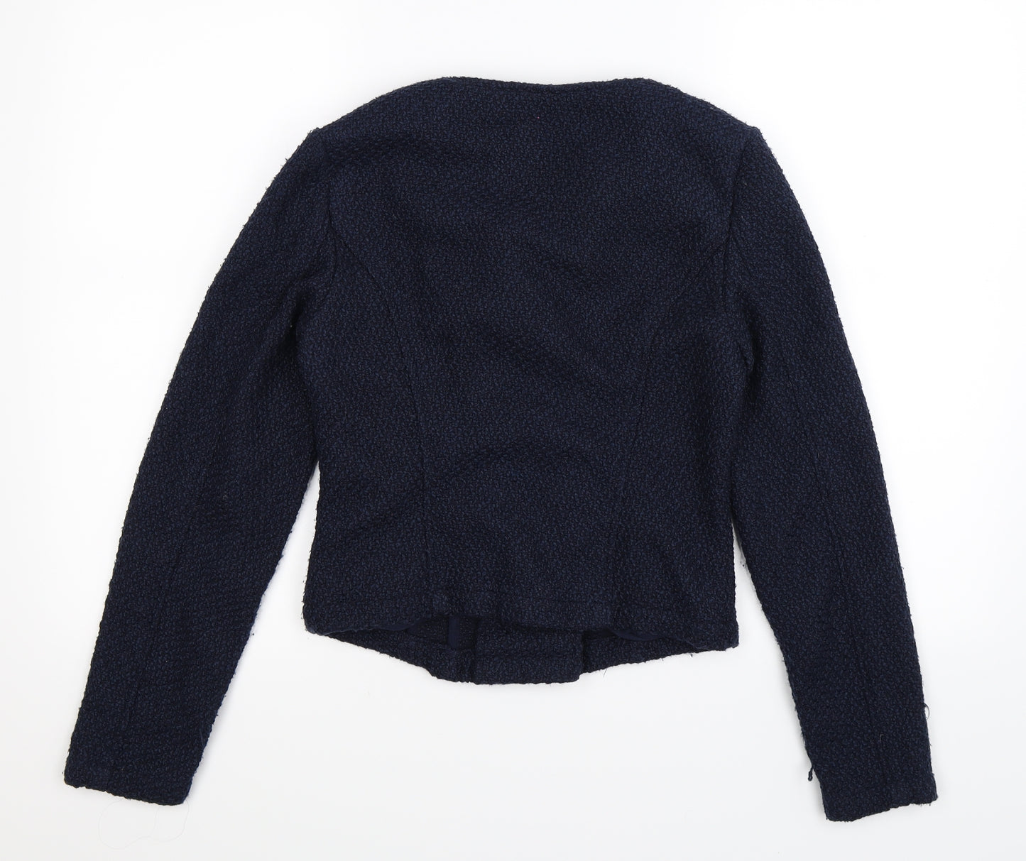 New Look Womens Blue  Knit Jacket Coatigan Size 8