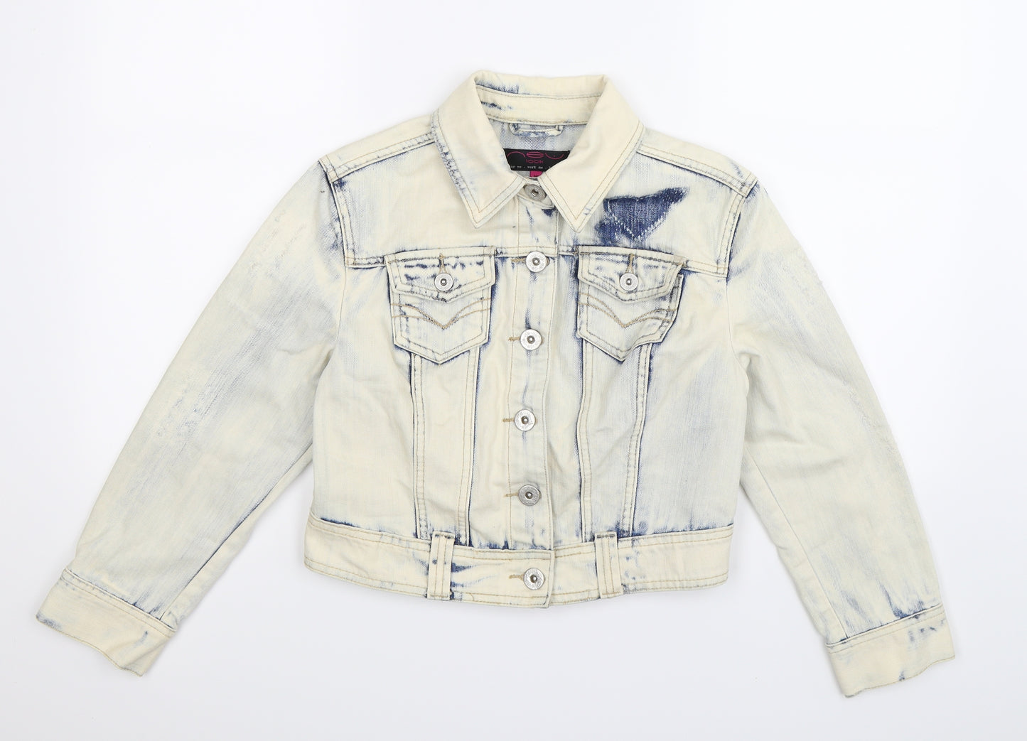 New Look Womens Blue  Denim Jacket  Size 10