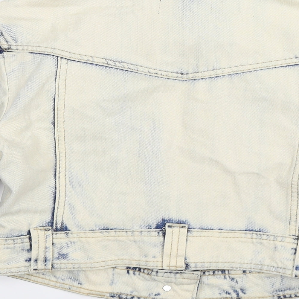 New Look Womens Blue  Denim Jacket  Size 10