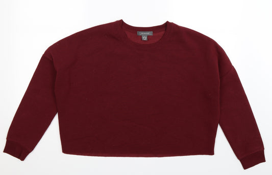 Primark Womens Brown  Jersey Pullover Sweatshirt Size 8  - Oversized