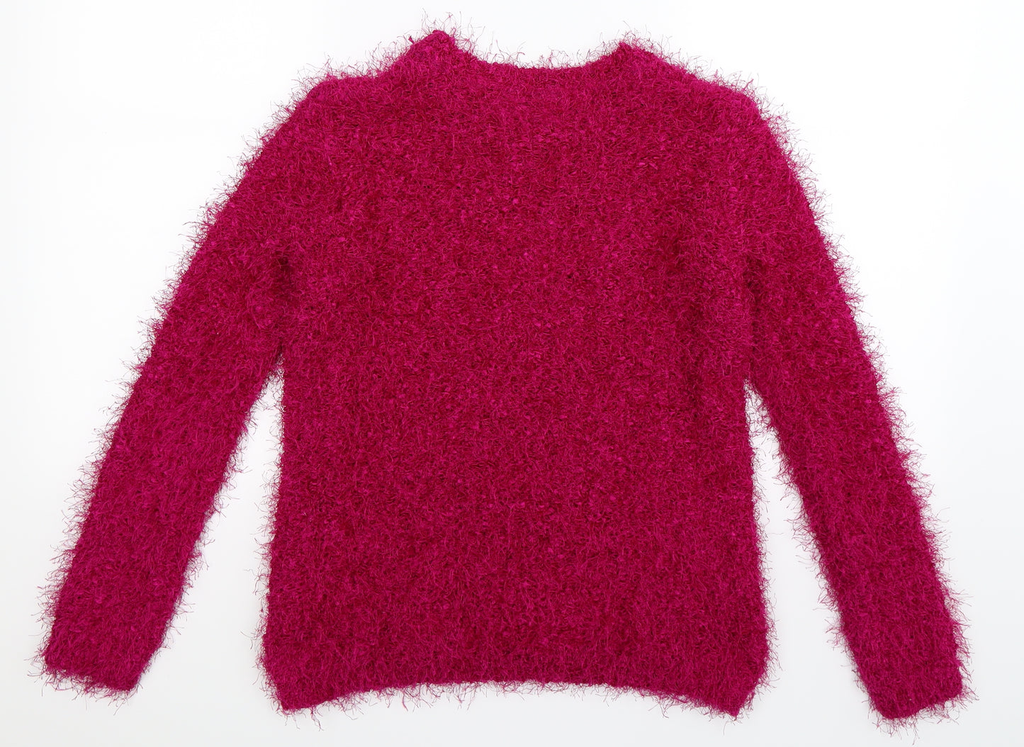 Papaya Womens Pink  Knit Pullover Jumper Size S