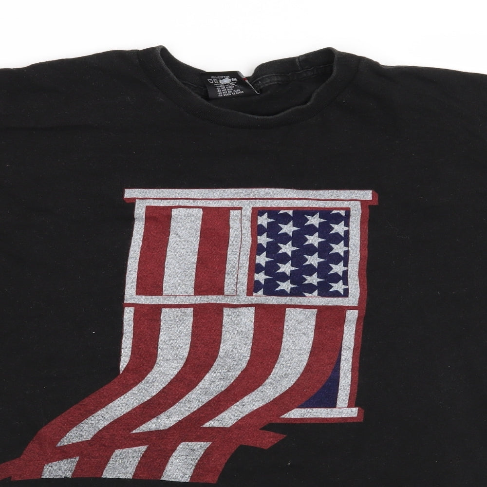 Undefeated Mens Black    T-Shirt Size XL