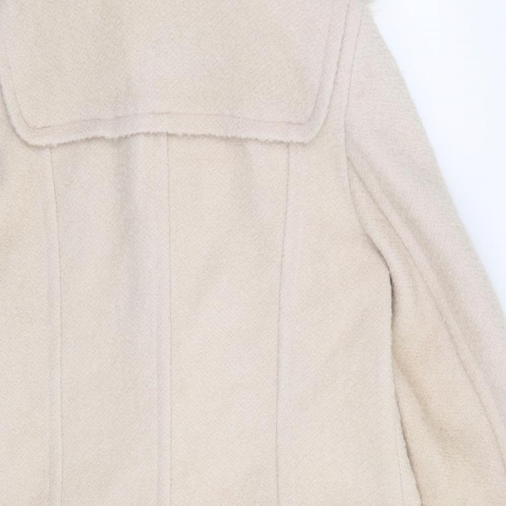 Falmer Heritage Womens Beige   Overcoat Coat Size 16