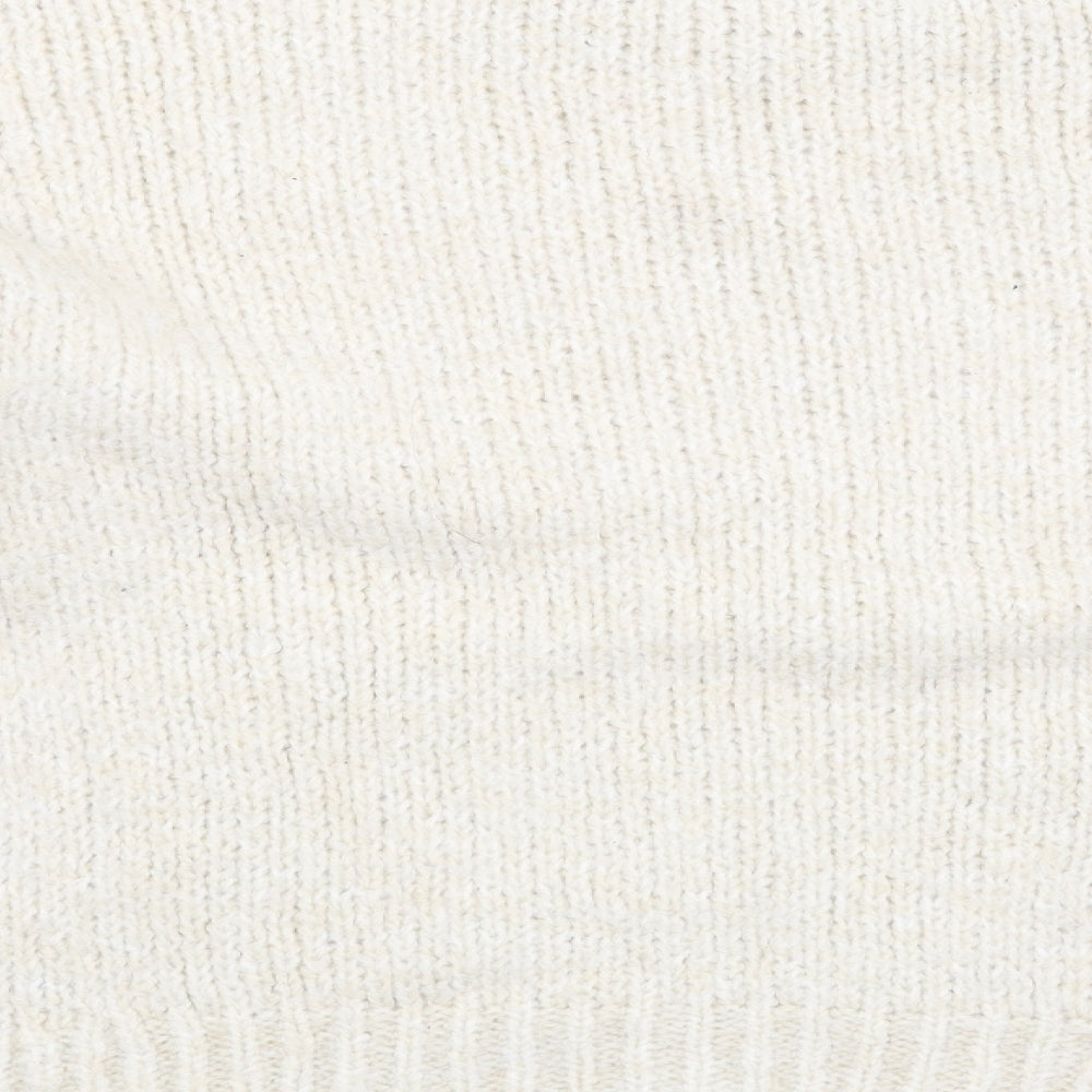 Mango Womens Beige   Pullover Jumper Size L