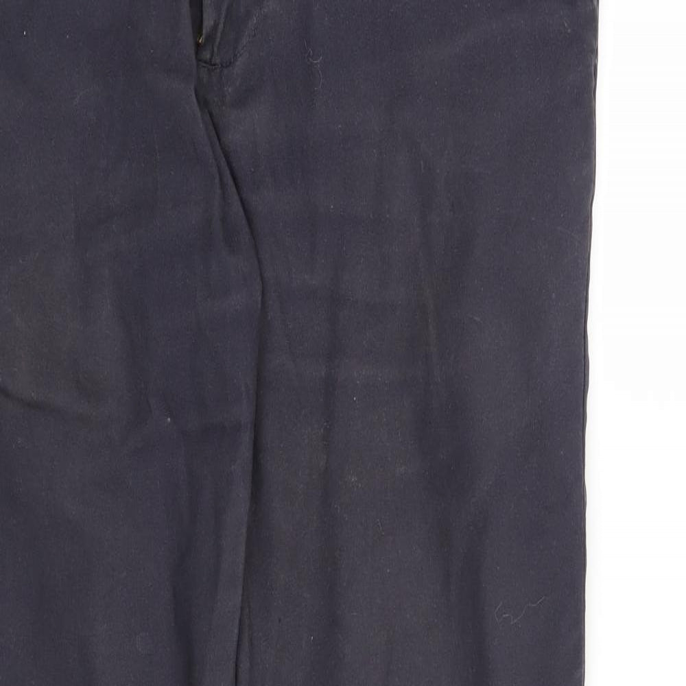 Marks and Spencer Mens Blue   Chino Trousers Size 32 L31 in