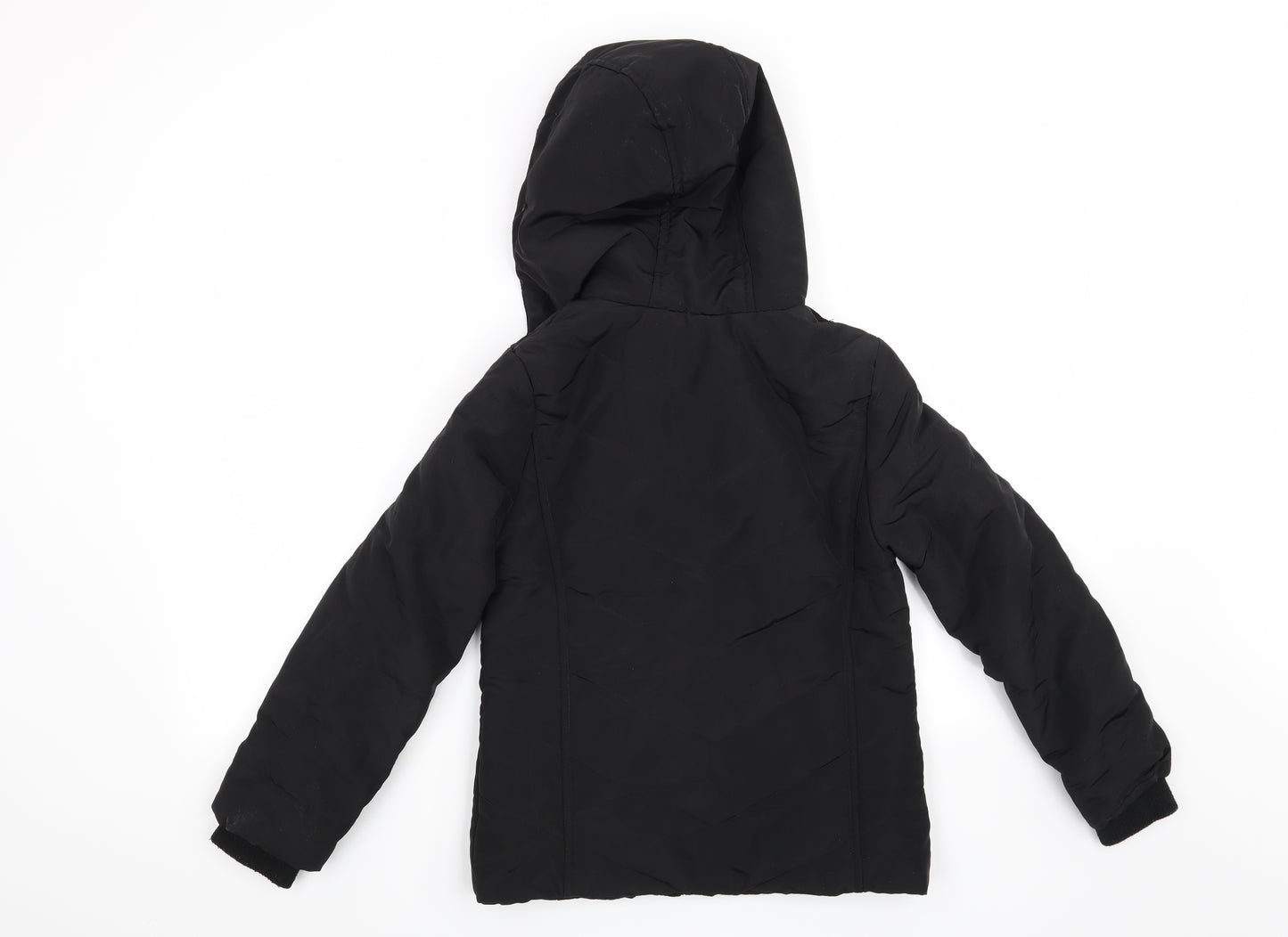 New Look Girls Black   Overcoat Coat Size 9 Years