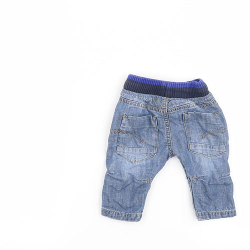 NEXT Boys Blue   Cargo Jeans Size 3-6 Months