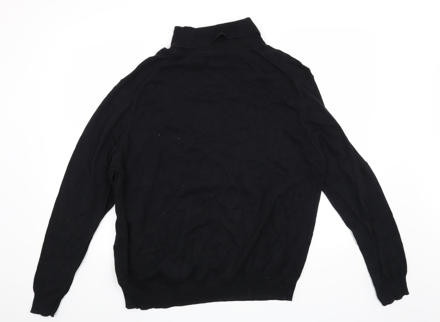 Marks and Spencer Mens Black   Pullover Jumper Size XL