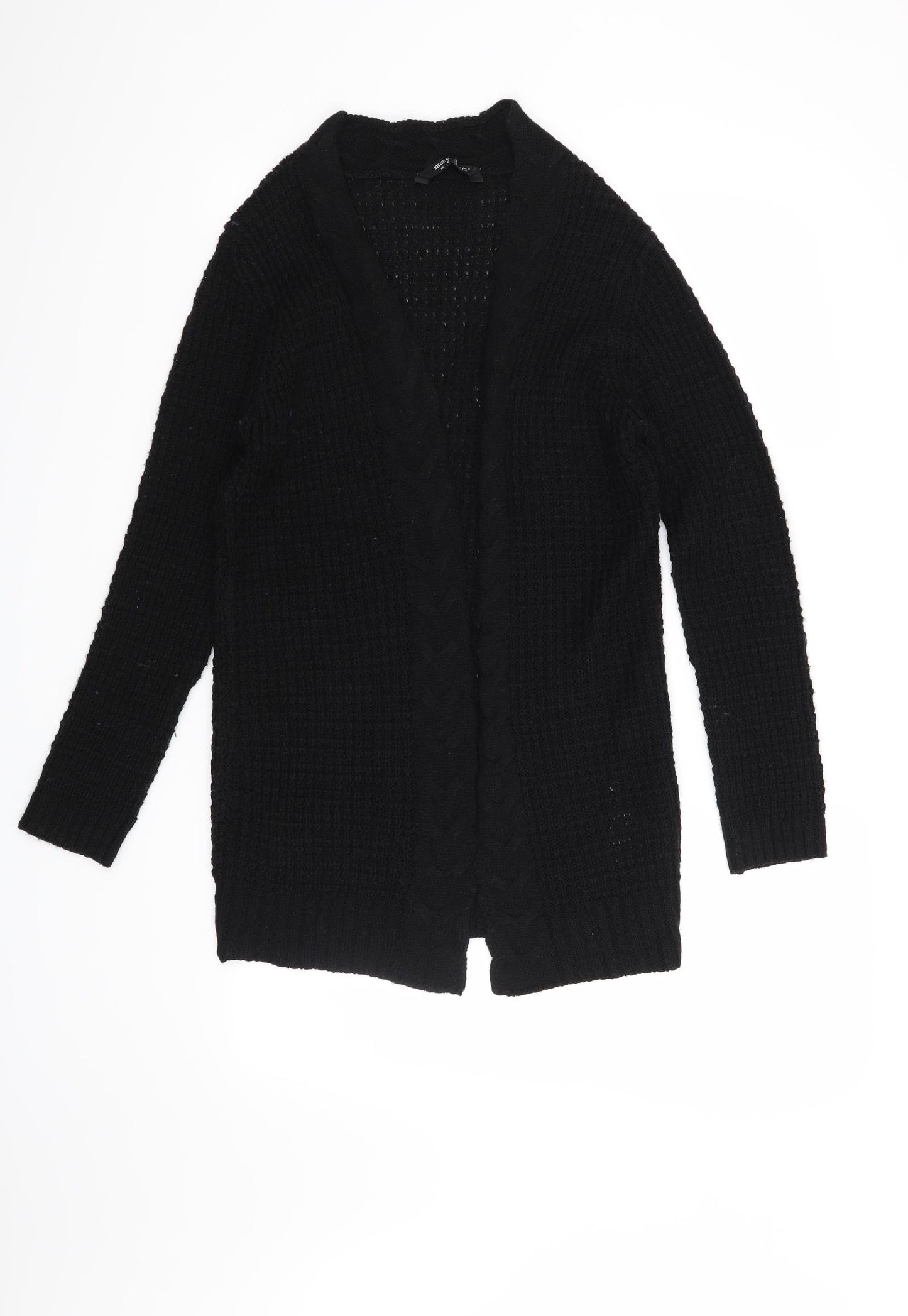 Select Womens Black   Cardigan Jumper Size 6