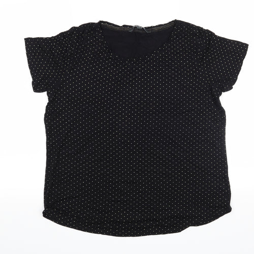 Bonmarché Womens Black   Basic T-Shirt Size 12