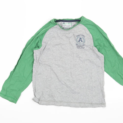 NEXT Boys Grey   Basic T-Shirt Size 6 Years  - Super State