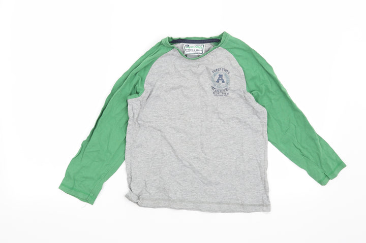 NEXT Boys Grey   Basic T-Shirt Size 6 Years  - Super State