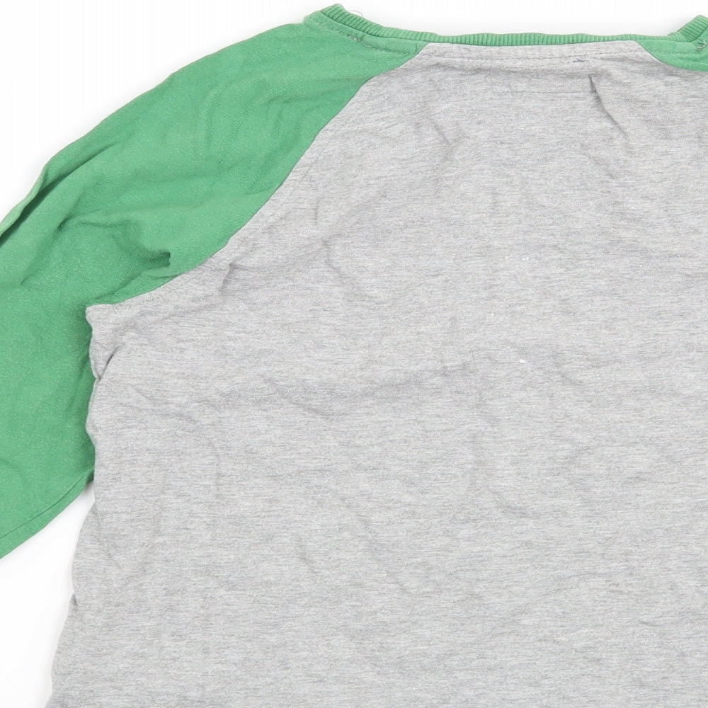 NEXT Boys Grey   Basic T-Shirt Size 6 Years  - Super State