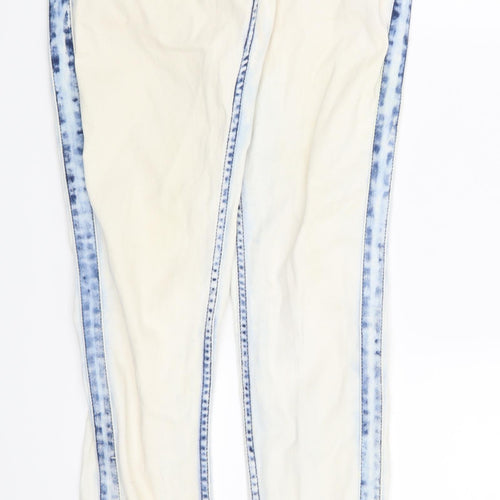 Preworn Womens Beige   Skinny Jeans Size 6 L31 in