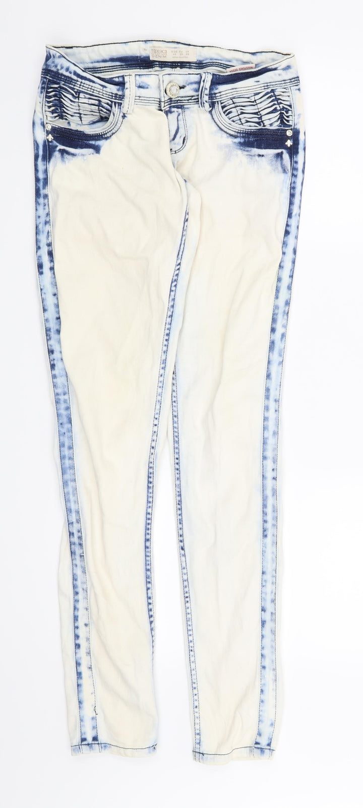 Preworn Womens Beige   Skinny Jeans Size 6 L31 in