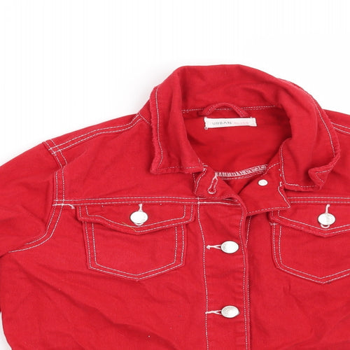 Urban Bliss Womens Red   Jacket  Size 8